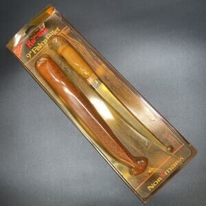 NOS 1996 Rapala 9" Fish'n Fillet J. Marttiini Laplander Leather Sheath FINLAND